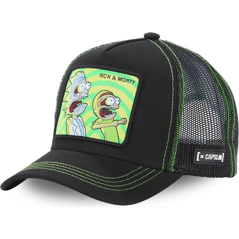 cepice-zaoblena-cerna-snapback-psy2-rick-a-morty-capslab cepice-zaoblena-cerna-snapback-psy2-rick-a-morty-capslab