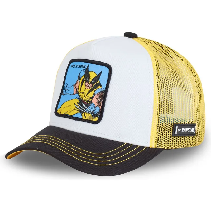cepice-zaoblena-bila-snapback-wol2-wolverine-marvel-comics-capslab