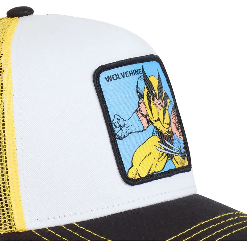 cepice-zaoblena-bila-snapback-wol2-wolverine-marvel-comics-capslab