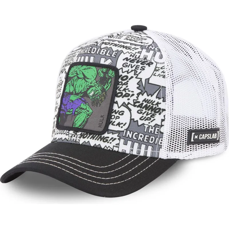 cepice-zaoblena-bila-snapback-hul1-hulk-marvel-comics-capslab