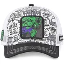 cepice-zaoblena-bila-snapback-hul1-hulk-marvel-comics-capslab
