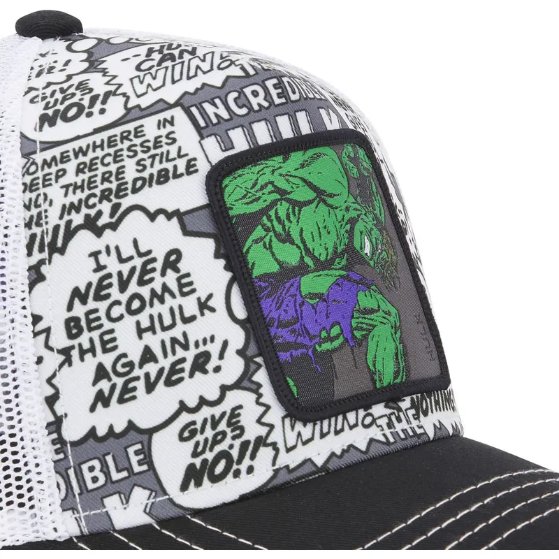 cepice-zaoblena-bila-snapback-hul1-hulk-marvel-comics-capslab