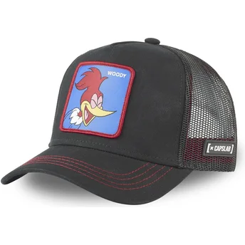schwarze-trucker-kappe-woody-woodpecker-woo2-von-capslab