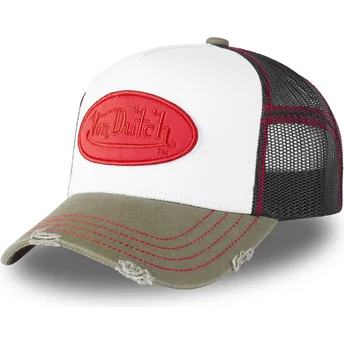 Čepice zaoblená bílá snapback SUM MAN Von Dutch