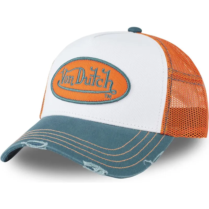 vit-orange-och-bla-trucker-keps-sum-hun-fran-von-dutch