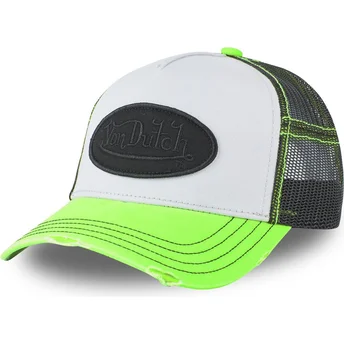 Von Dutch SUM COL weiße, schwarze und grüne Trucker-Kappe