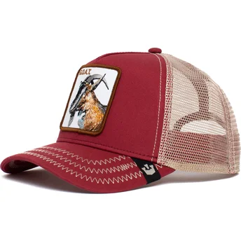 cepice-zaoblena-cervena-snapback-goat-the-goat-the-farm-goorin-bros