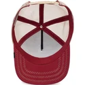 rote-und-weisse-trucker-kappe-ziege-goat-the-goat-the-farm-von-goorin-bros