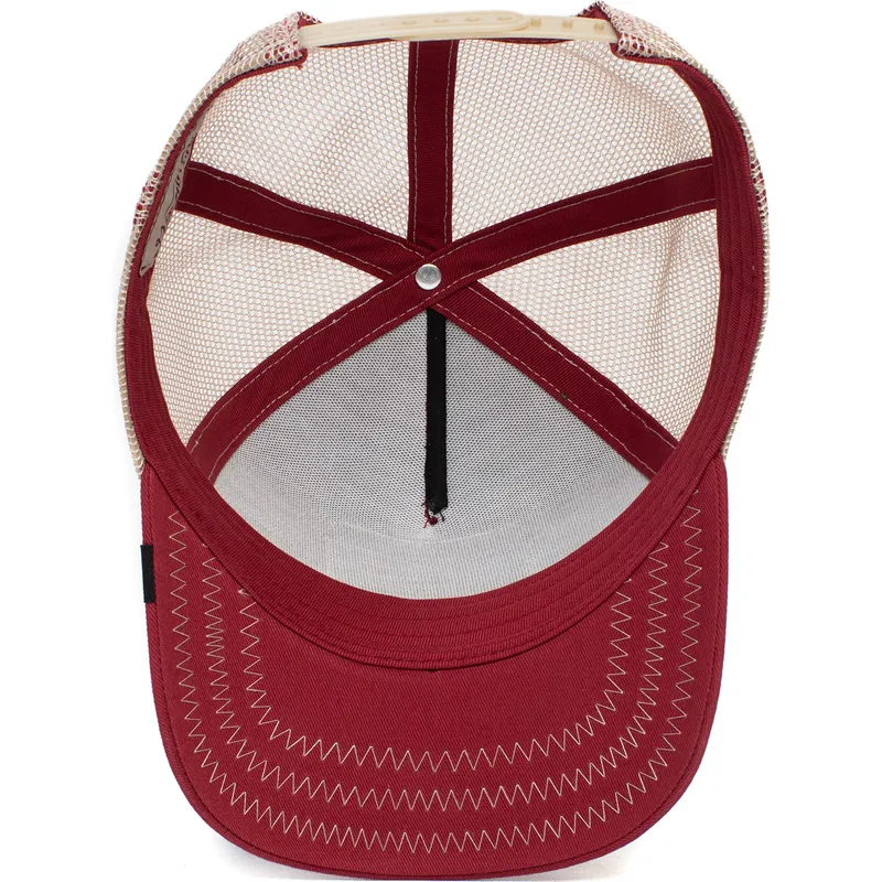 cepice-zaoblena-cervena-snapback-goat-the-goat-the-farm-goorin-bros