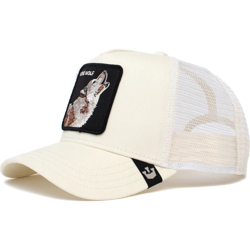 cepice-zaoblena-bila-snapback-the-lone-wolf-solitario-the-farm-goorin-bros