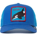 gorra-trucker-blau-orca-the-killer-whale-the-farm-von-goorin-bros