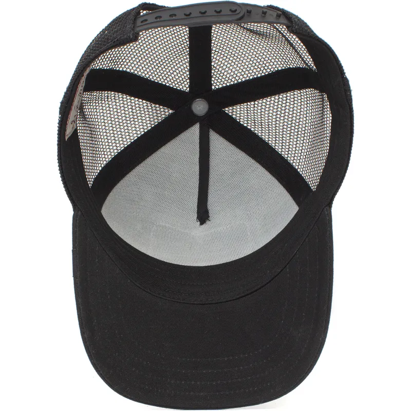 schwarze-trucker-kappe-fur-kinder-panther-panther-cub-the-farm-von-goorin-bros