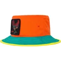 eimer-orange-blau-und-gelb-hahn-cock-gallo-de-la-playa-the-farm-von-goorin-bros