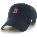 cap-zaoblena-navy-blue-adjustable-strap-clean-up-base-runner-boston-red-sox-mlb-47-brand