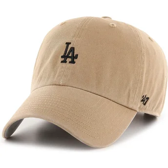 cepice-zaoblena-hneda-nastavitelny-clean-up-base-runner-los-angeles-dodgers-mlb-47-brand
