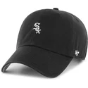 schwarze-verstellbare-curved-cap-clean-up-base-runner-der-chicago-white-sox-mlb-von-47-brand