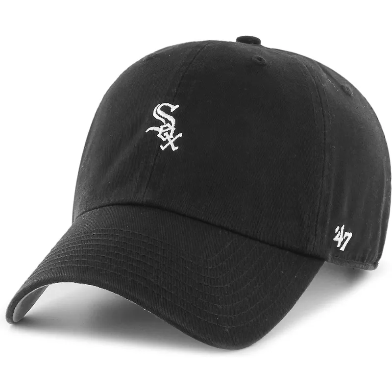 cepice-zaoblena-cerna-nastavitelny-clean-up-base-runner-chicago-white-sox-mlb-47-brand