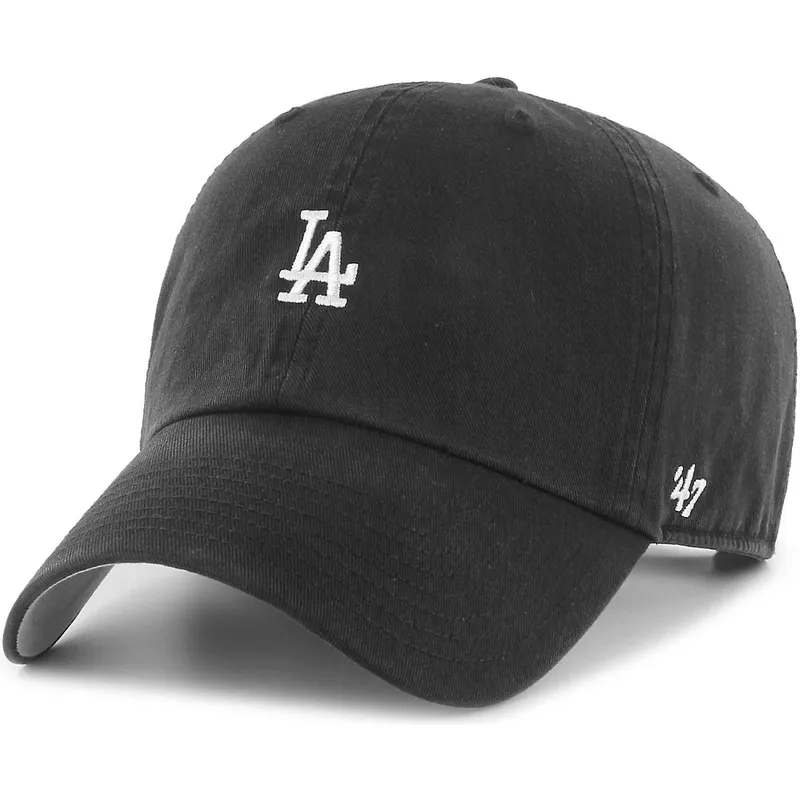 cepice-zaoblena-cerna-nastavitelny-clean-up-base-runner-los-angeles-dodgers-mlb-47-brand