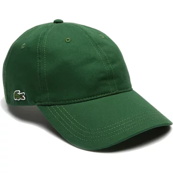 Lacoste Curved Brim Contrast Strap Green Adjustable Cap