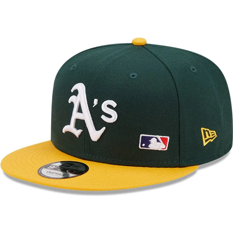 cepice-rovna-zelena-snapback-9fifty-team-arch-oakland-athletics-mlb-new-era