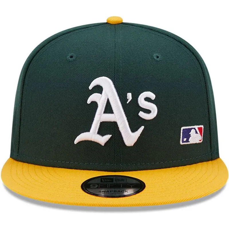 cepice-rovna-zelena-snapback-9fifty-team-arch-oakland-athletics-mlb-new-era