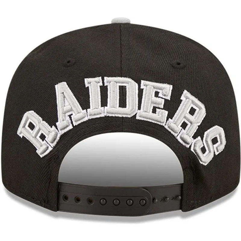 cepice-rovna-cerna-snapback-9fifty-team-arch-las-vegas-raiders-nfl-new-era