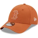 cepice-zaoblena-hneda-nastavitelny-9forty-league-essential-boston-red-sox-mlb-new-era