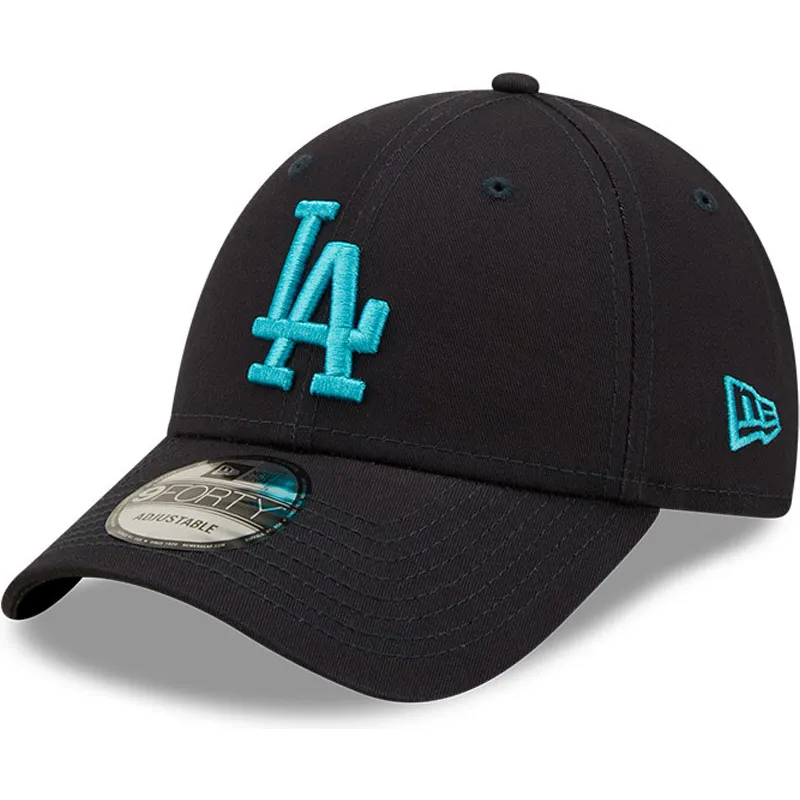 cepice-zaoblena-namornicka-modra-nastavitelny-9forty-league-essential-los-angeles-dodgers-mlb-new-era