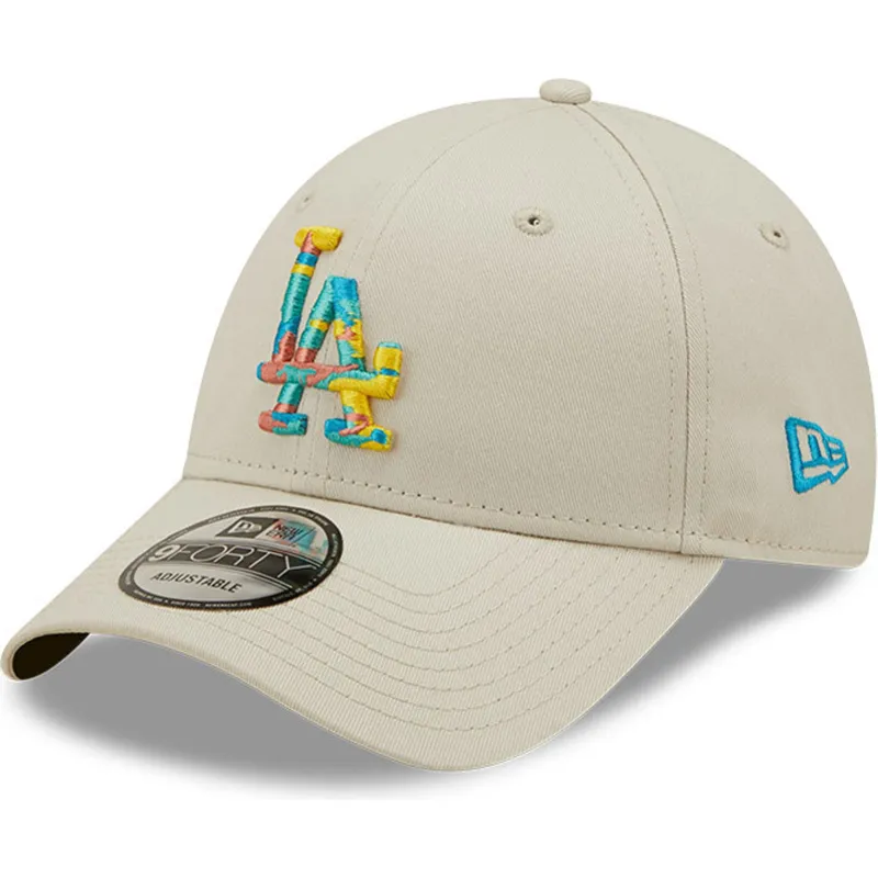 cepice-zaoblena-seda-nastavitelny-9forty-camo-infill-los-angeles-dodgers-mlb-new-era