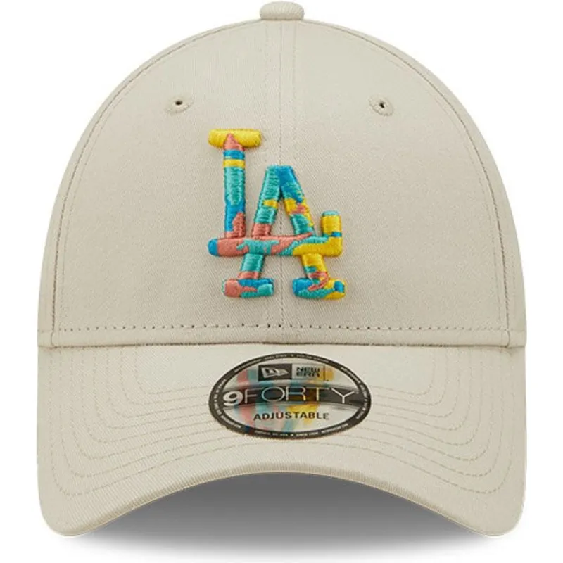 cepice-zaoblena-seda-nastavitelny-9forty-camo-infill-los-angeles-dodgers-mlb-new-era