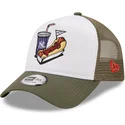 cepice-zaoblena-bila-snapback-a-frame-stadium-food-hot-dog-new-york-yankees-mlb-new-era
