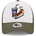 cepice-zaoblena-bila-snapback-a-frame-stadium-food-hot-dog-new-york-yankees-mlb-new-era