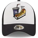cepice-zaoblena-bila-snapback-a-frame-stadium-food-hot-dog-new-york-yankees-mlb-new-era