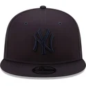 new-era-9fifty-league-essential-snapback-kappe-in-marineblau-mit-marineblauem-logo-der-new-york-yankees-mlb