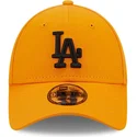 cepice-zaoblena-oranzova-nastavitelny-9forty-league-essential-los-angeles-dodgers-mlb-new-era