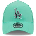 cepice-zaoblena-zelena-nastavitelny-9forty-infill-los-angeles-dodgers-mlb-new-era