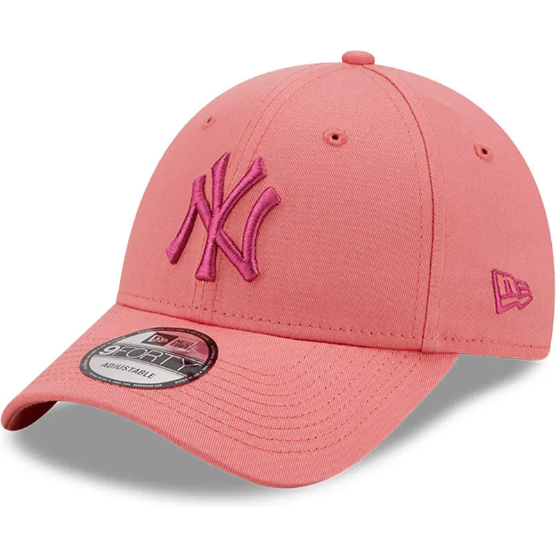 cepice-zaoblena-ruzova-nastavitelny-9forty-league-essential-new-york-yankees-mlb-new-era