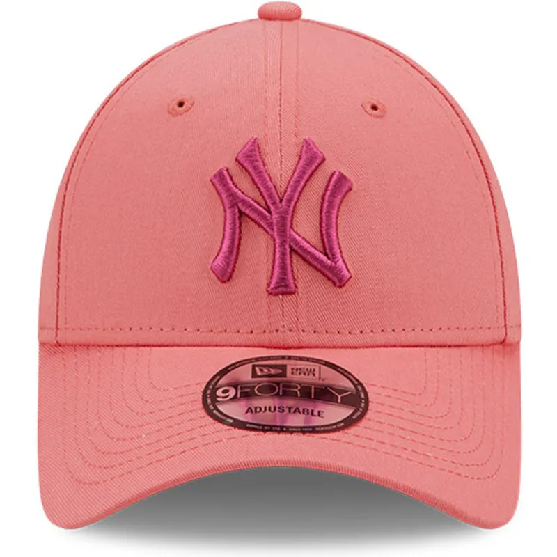 cepice-zaoblena-ruzova-nastavitelny-9forty-league-essential-new-york-yankees-mlb-new-era