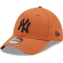 cepice-zaoblena-hneda-prilehava-39thirty-league-essential-new-york-yankees-mlb-new-era