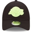 cepice-zaoblena-cerna-nastavitelny-9forty-neon-pack-los-angeles-lakers-nba-new-era