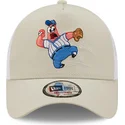cepice-zaoblena-bezova-snapback-a-frame-sporty-spongebob-a-patrik-hvezda-new-era