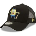 cepice-zaoblena-cerna-snapback-a-frame-sporty-spongebob-new-era