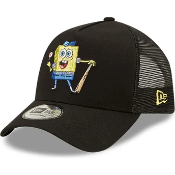 cepice-zaoblena-cerna-snapback-a-frame-sporty-spongebob-new-era