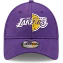 bojd-violett-justerbar-keps-9forty-washed-pack-split-logo-fran-los-angeles-lakers-nba-av-new-era
