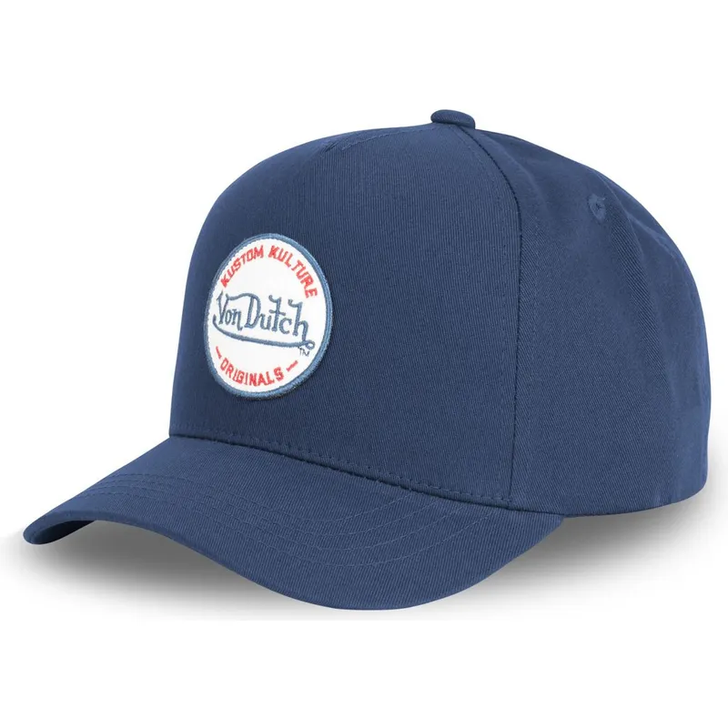 cepice-zaoblena-namornicka-modra-snapback-kustom-kulture-col-mar1-von-dutch