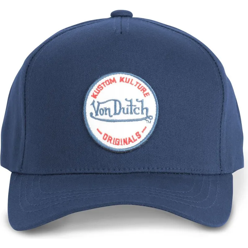cepice-zaoblena-namornicka-modra-snapback-kustom-kulture-col-mar1-von-dutch