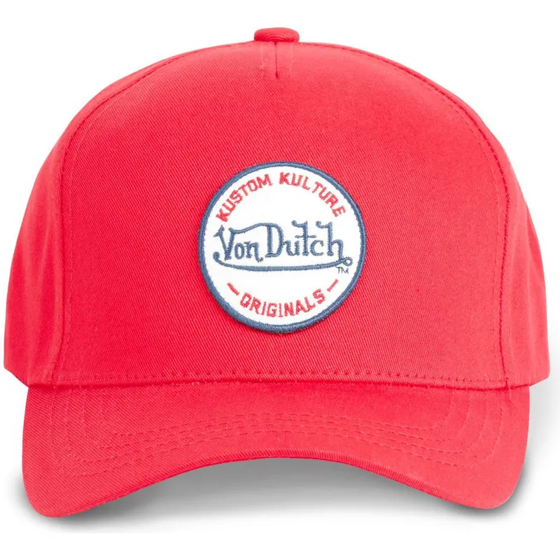 cepice-zaoblena-cervena-snapback-kustom-kulture-col-red1-von-dutch cepice-zaoblena-cervena-snapback-kustom-kulture-col-red1-von-dutch