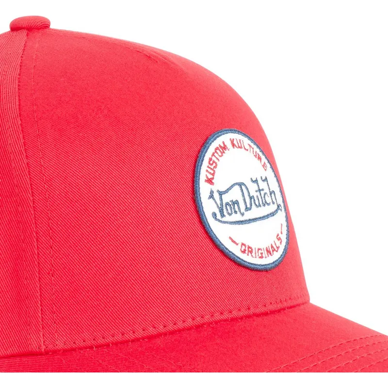 cepice-zaoblena-cervena-snapback-kustom-kulture-col-red1-von-dutch cepice-zaoblena-cervena-snapback-kustom-kulture-col-red1-von-dutch
