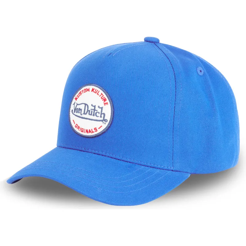 cepice-zaoblena-modra-snapback-kustom-kulture-col-rblu-von-dutch