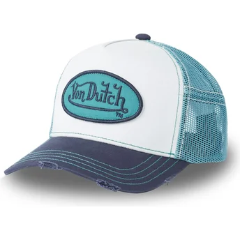 Čepice zaoblená žádné zvíře modrá snapback BLU Von Dutch